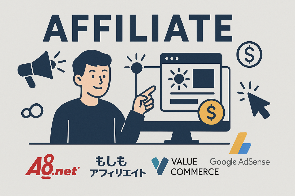 初心者おすすめのアフィリエイトサービス